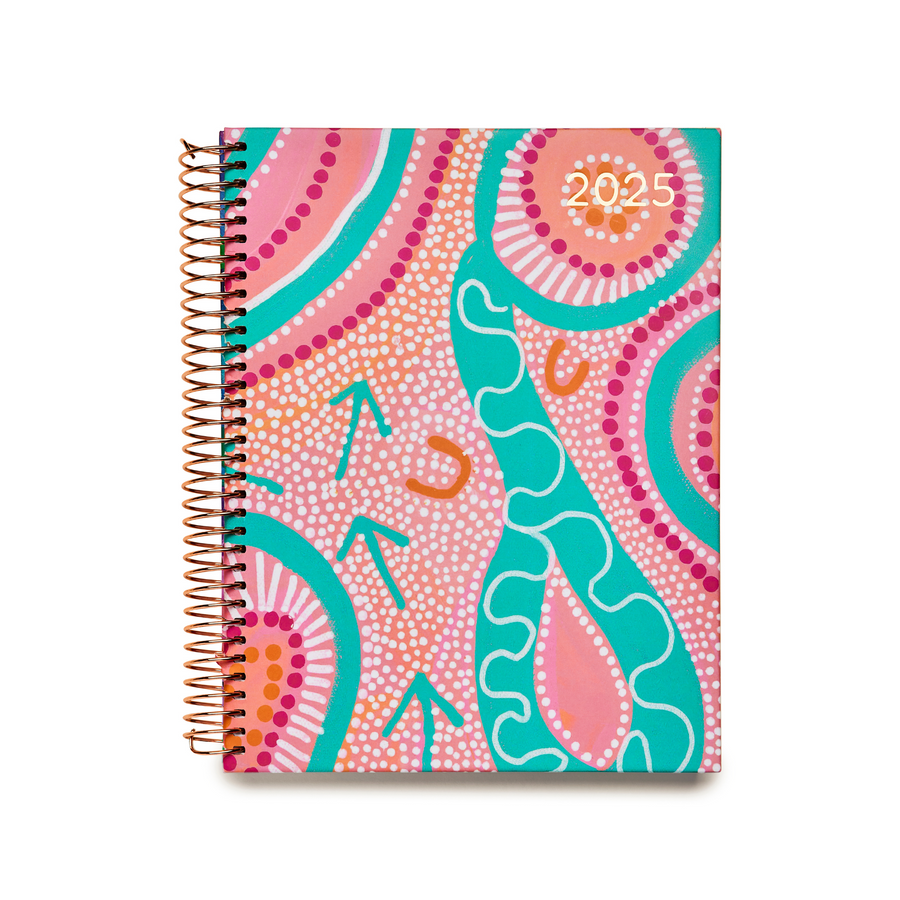 River - 2025 Coil Bound Vertical Weekly Teacher Planner