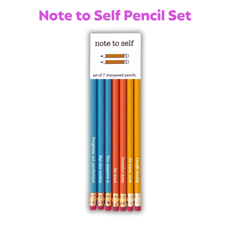 Teacher Gift Box | Professional Development Logbook, A5 Hardcover Notebook & Pencil Set