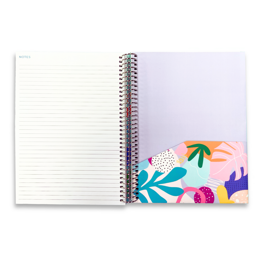  Zivia 2025 Vertical Coil Bound Weekly Teacher Planner