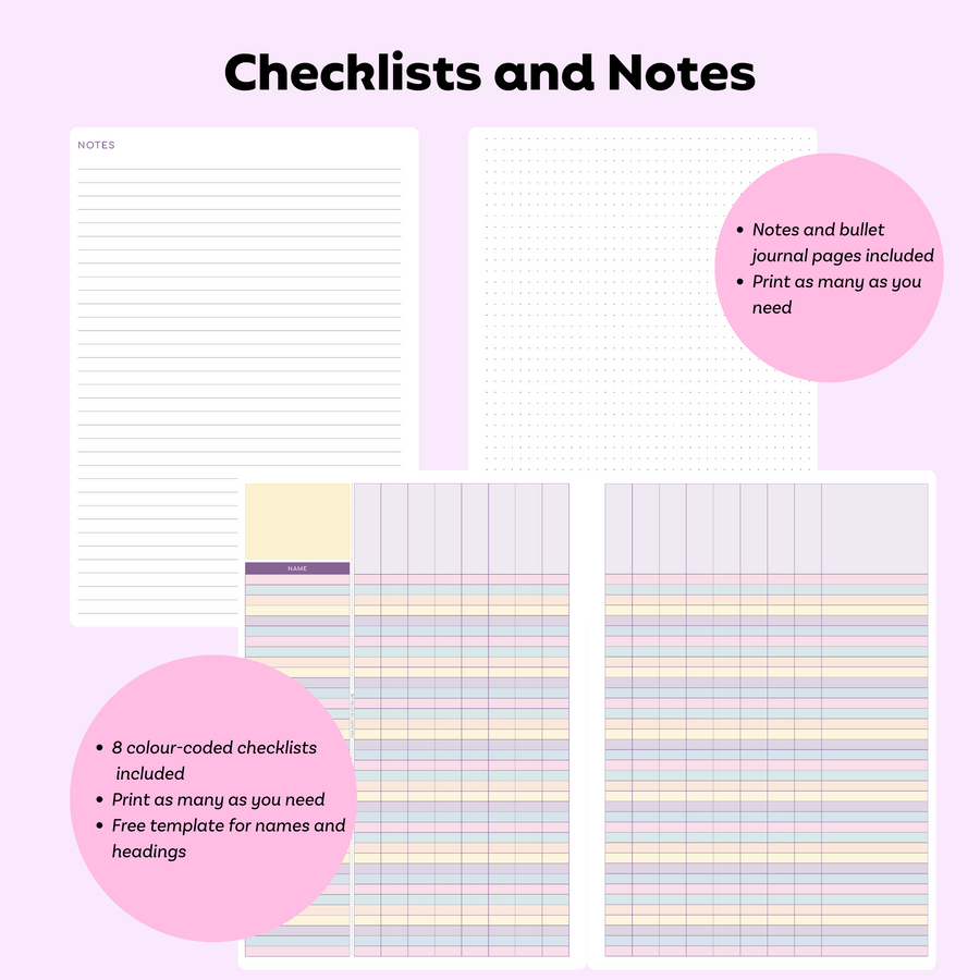 2025 Printable Daily Teacher Planner