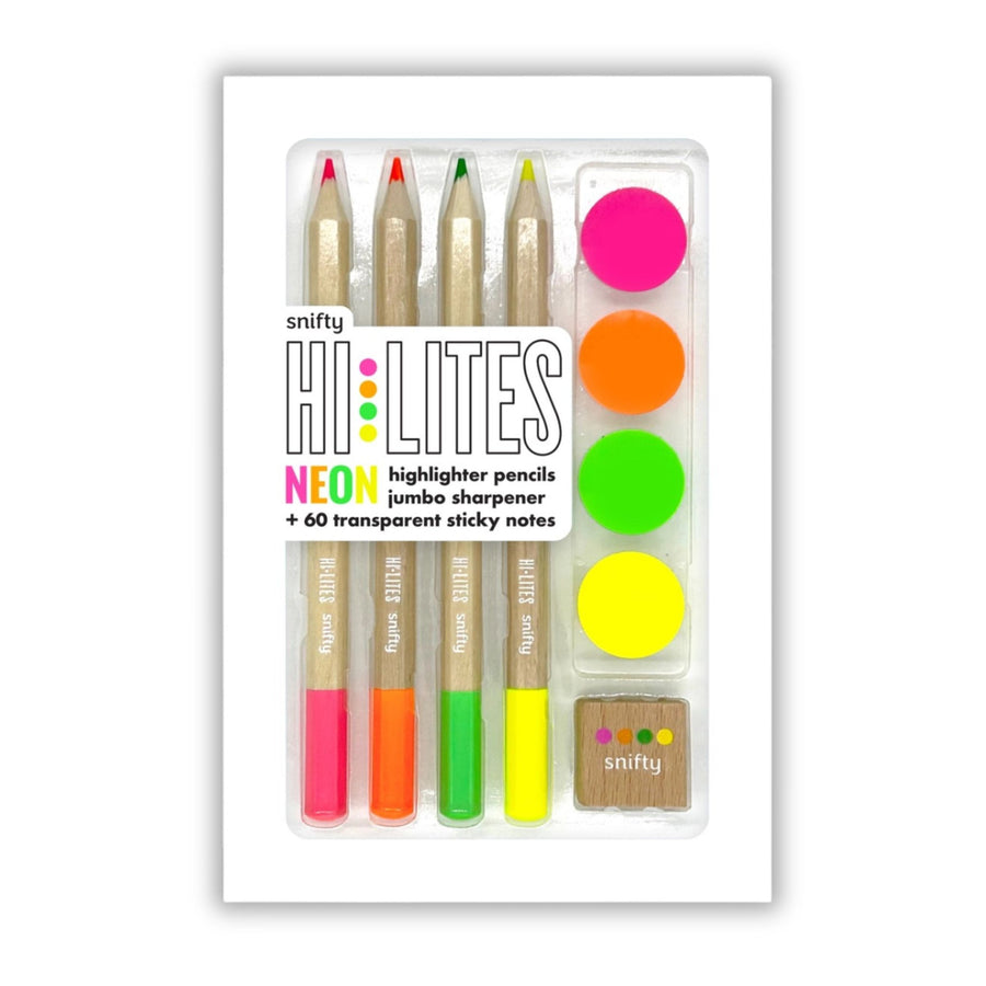 Hi•Lites - Neon Pencil Highlighting Set-Zivia Designs