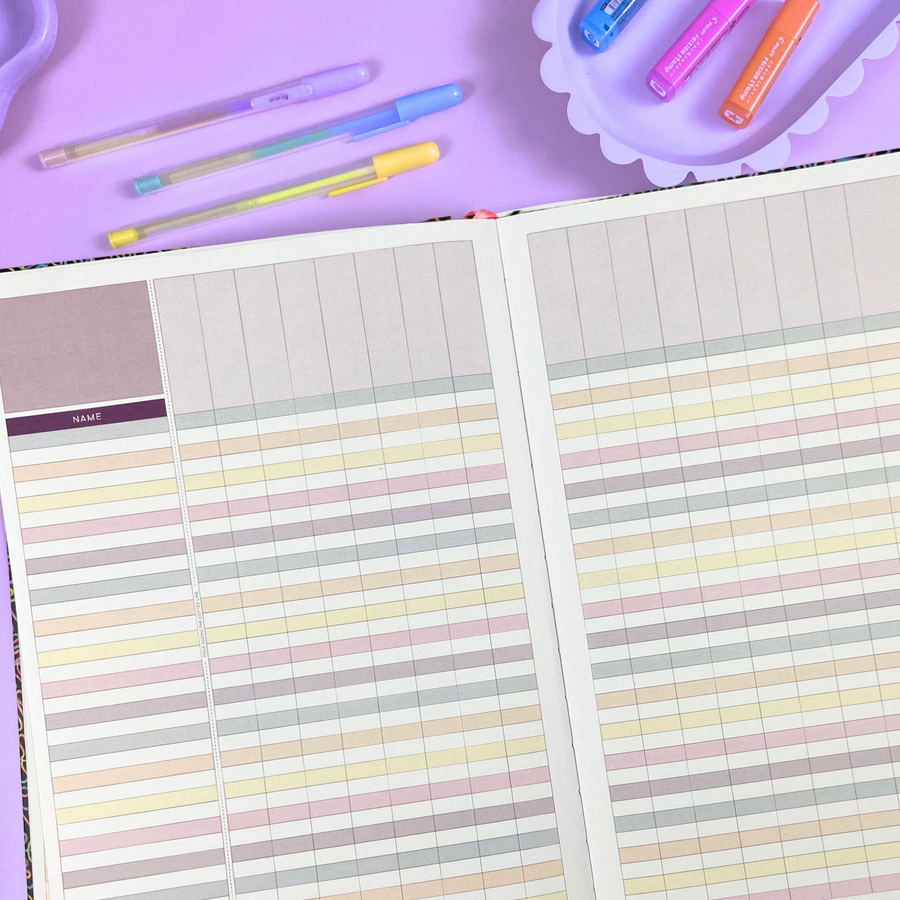 Olive | Assessment Record Book | Class Lists Only