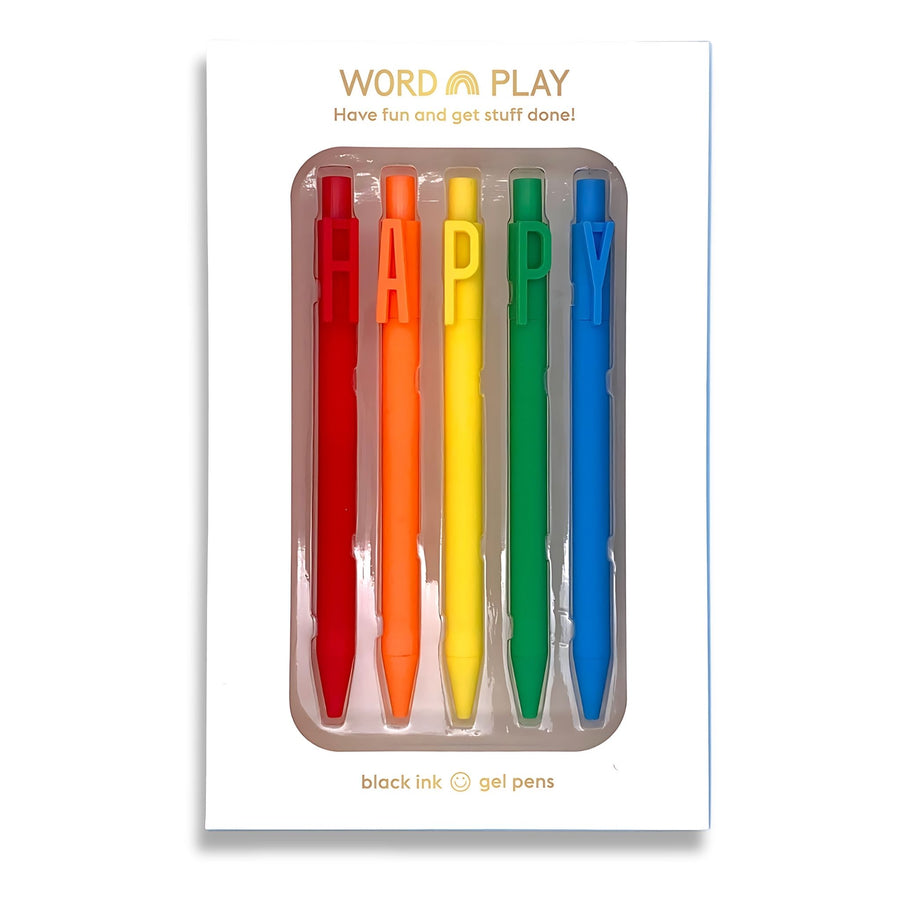 HAPPY Word Play Pens-Zivia Designs