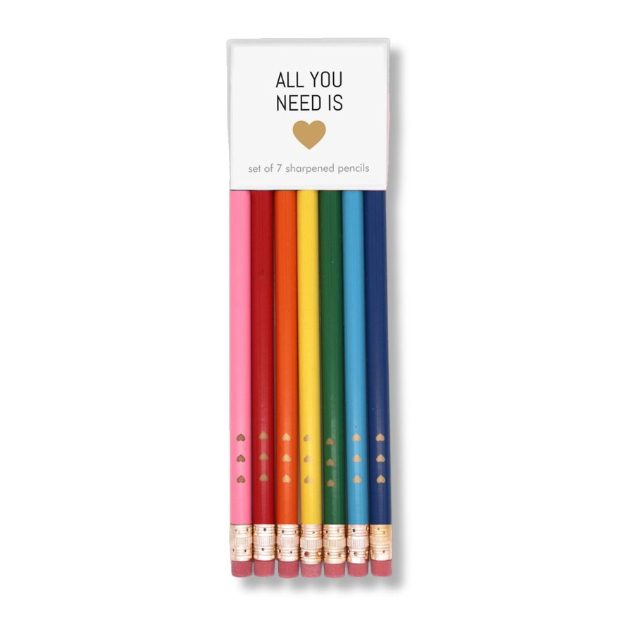 All You Need Is Love - Pencil Set-Zivia Designs