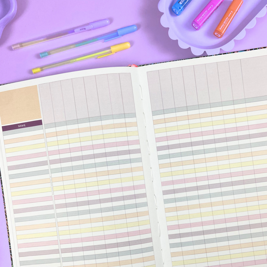 Olive | Assessment Record Book | Class Lists Only