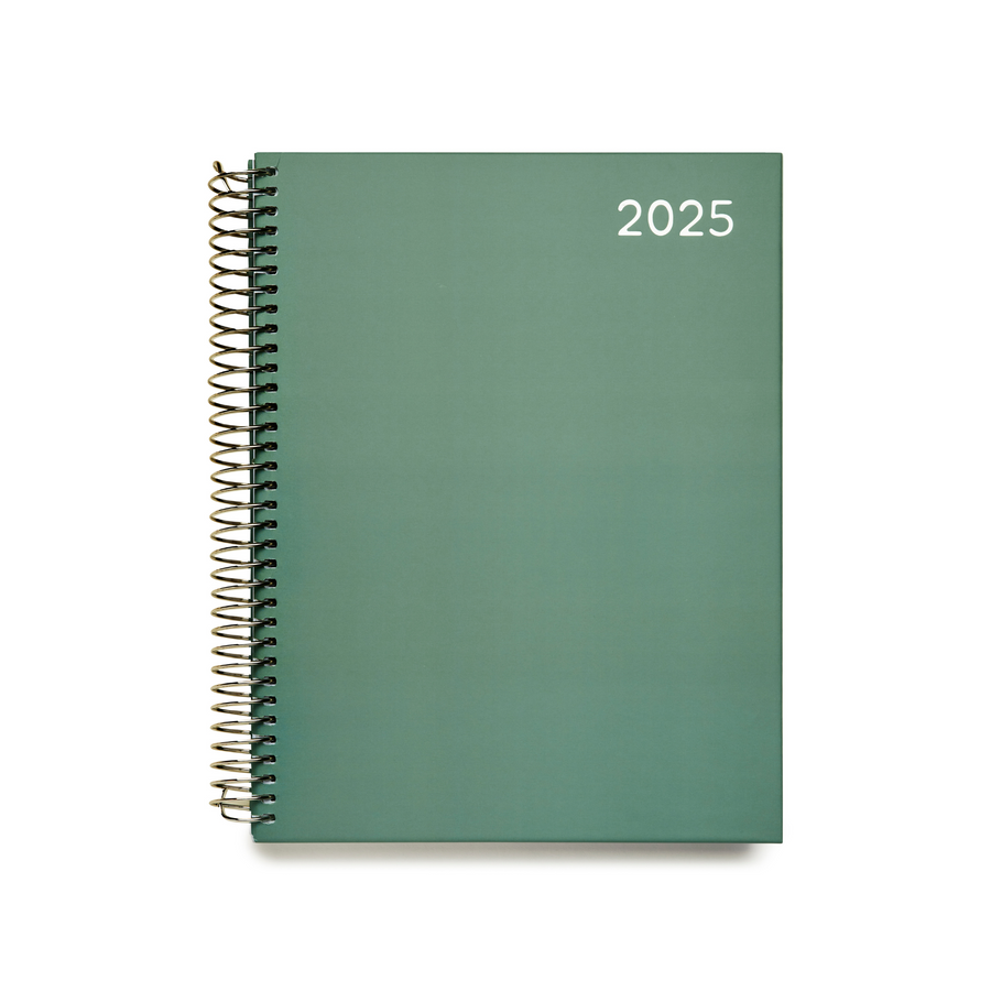 Olive - 2025 Coil Bound Daily Teacher Planner