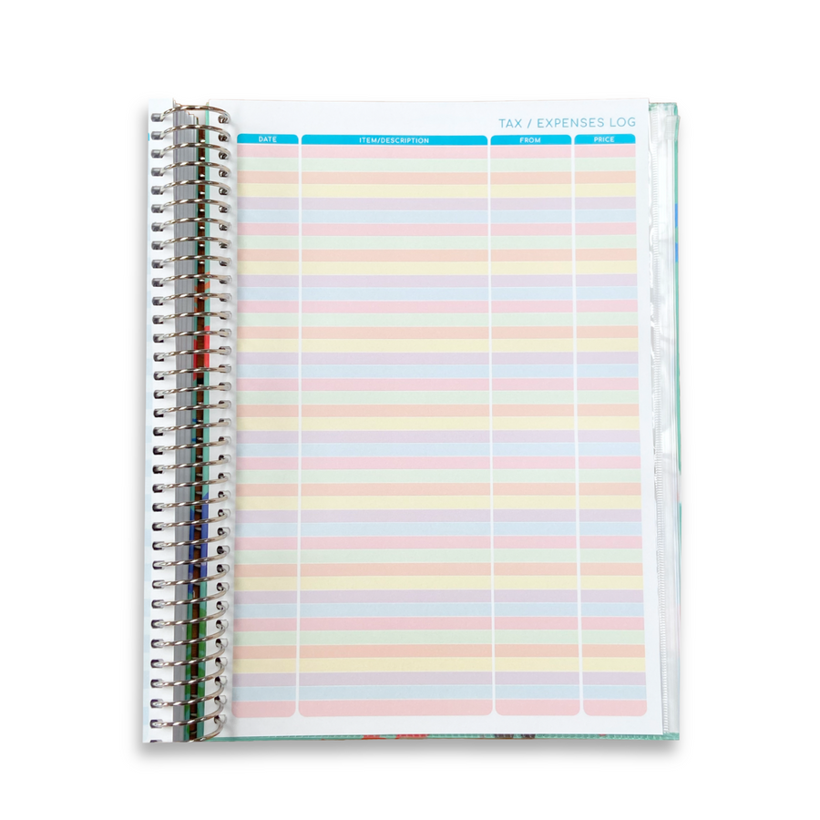  Zivia 2025 Vertical Coil Bound Weekly Teacher Planner