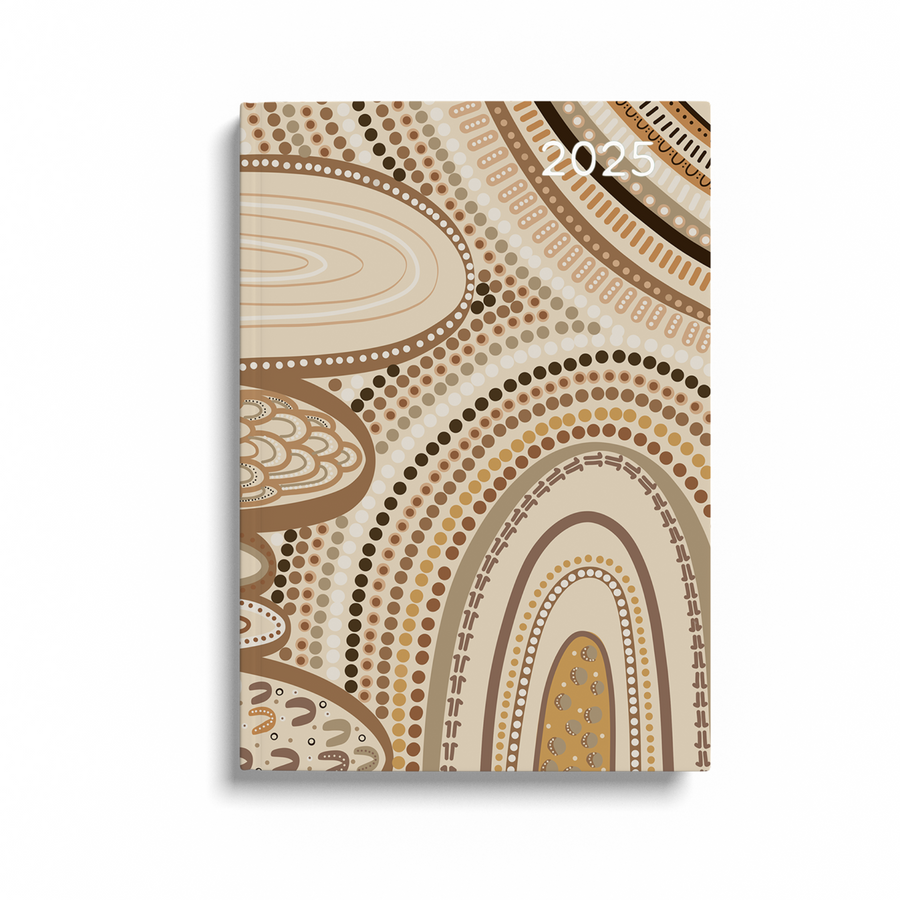 Sand Waves - 2025 Vertical Weekly Teacher Planner