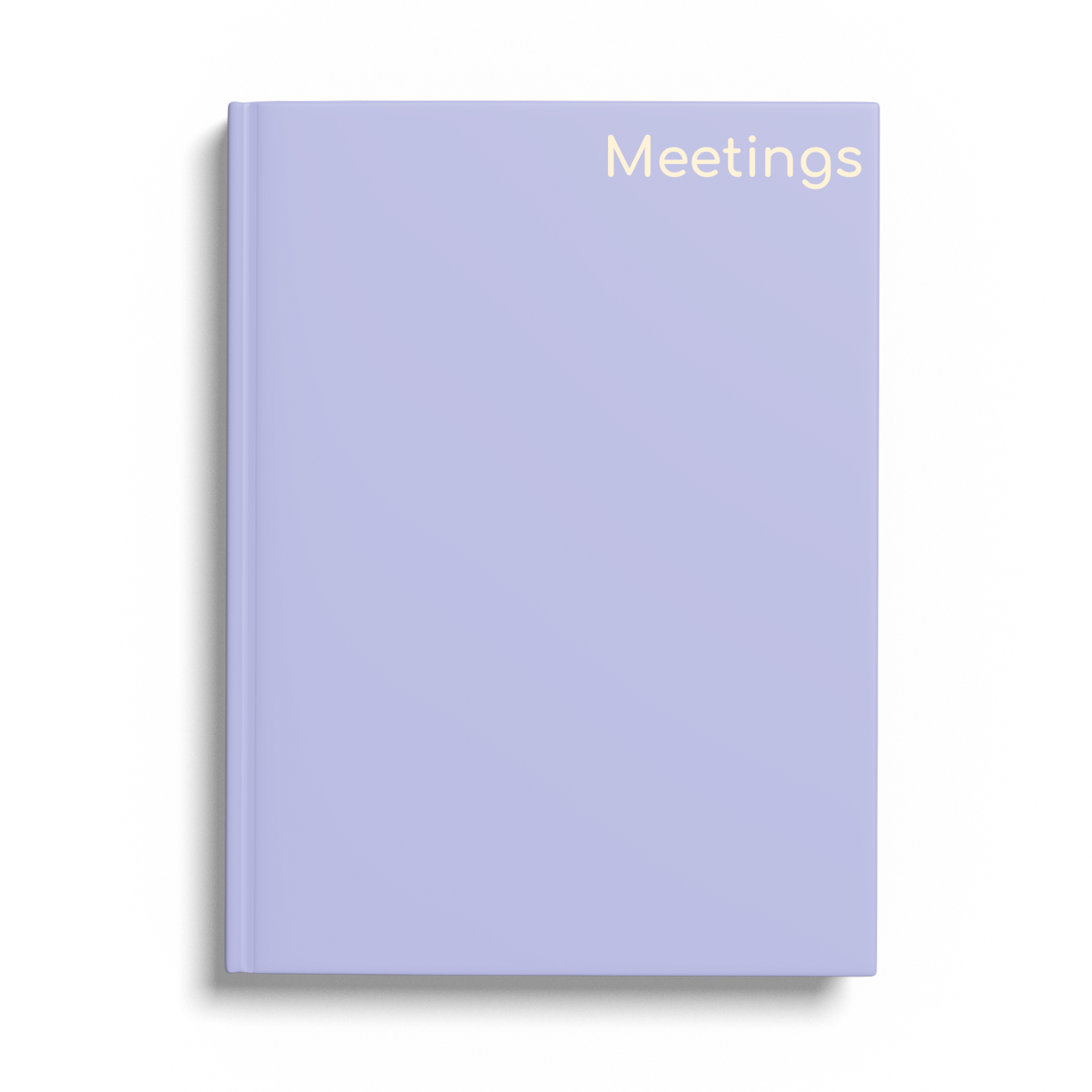 Lilac Meeting Notebook