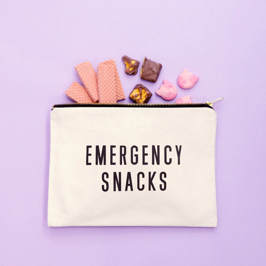 Canvas Emergency Snack Pouch - Natural