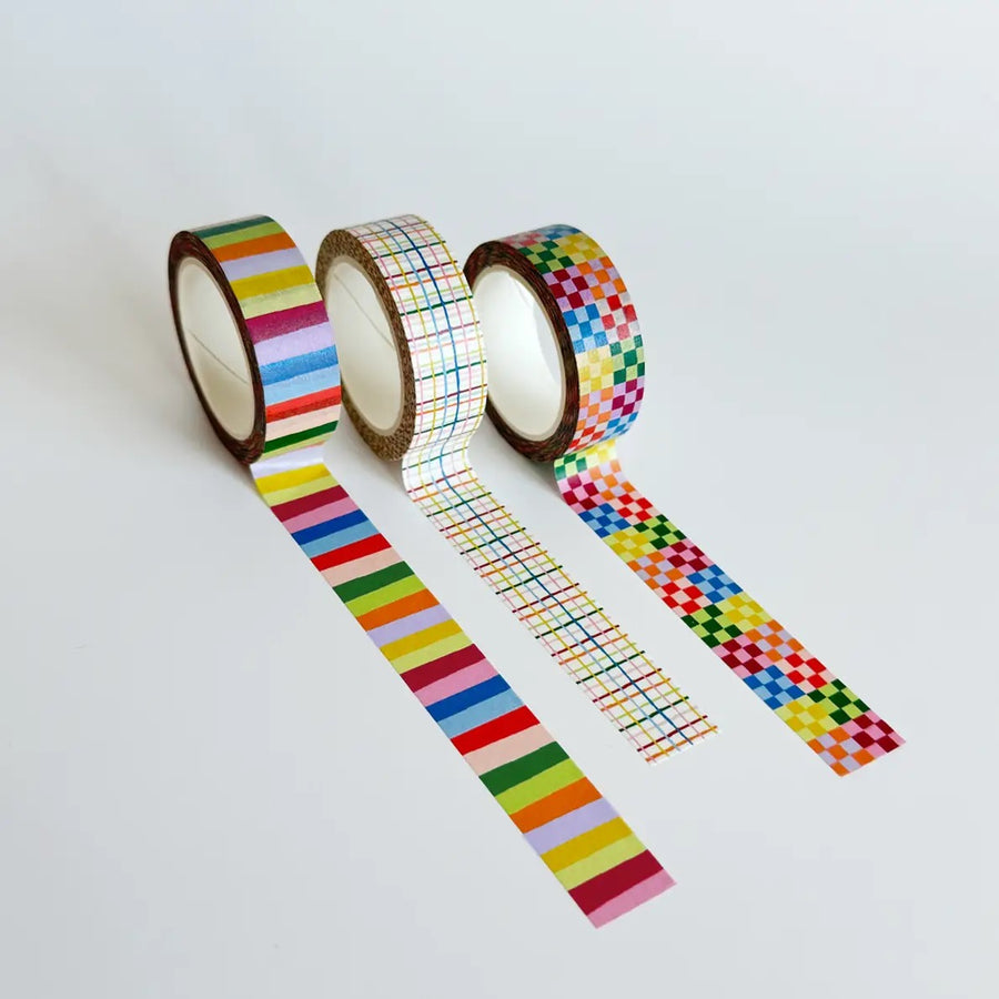 Rainbow Washi Tape - 3 Pack