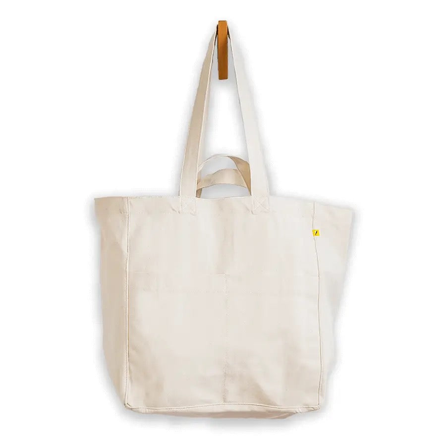 Natural - Large Box Tote Bag