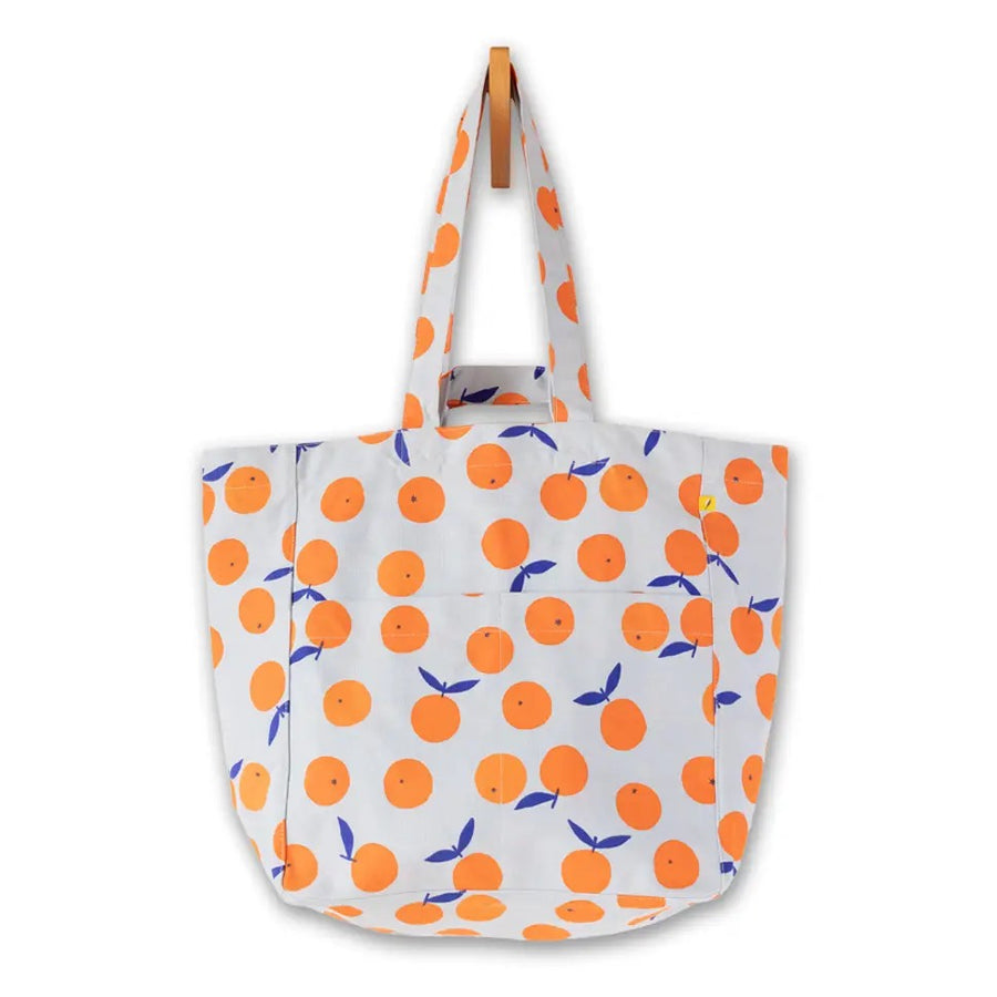 Oranges - Large Box Tote Bag