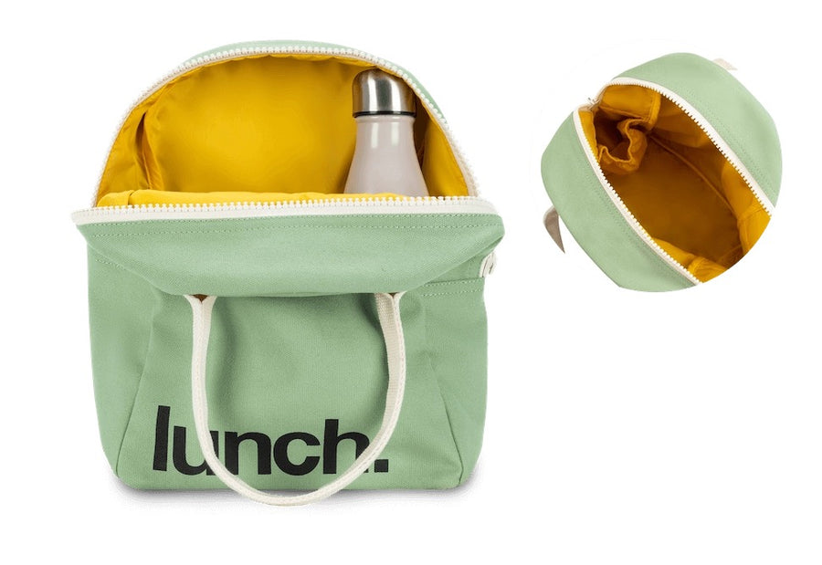 Moss Zipper Lunch Bag