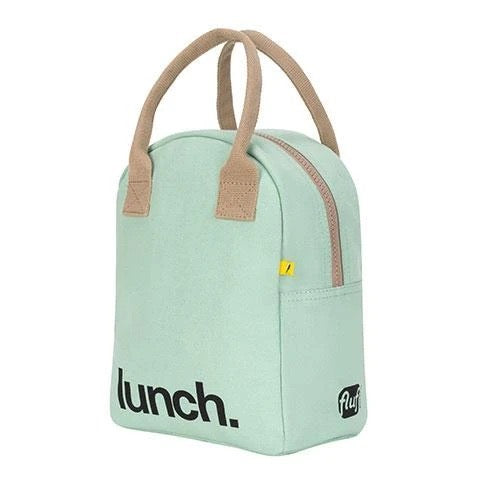 Mint Zipper Lunch Bag