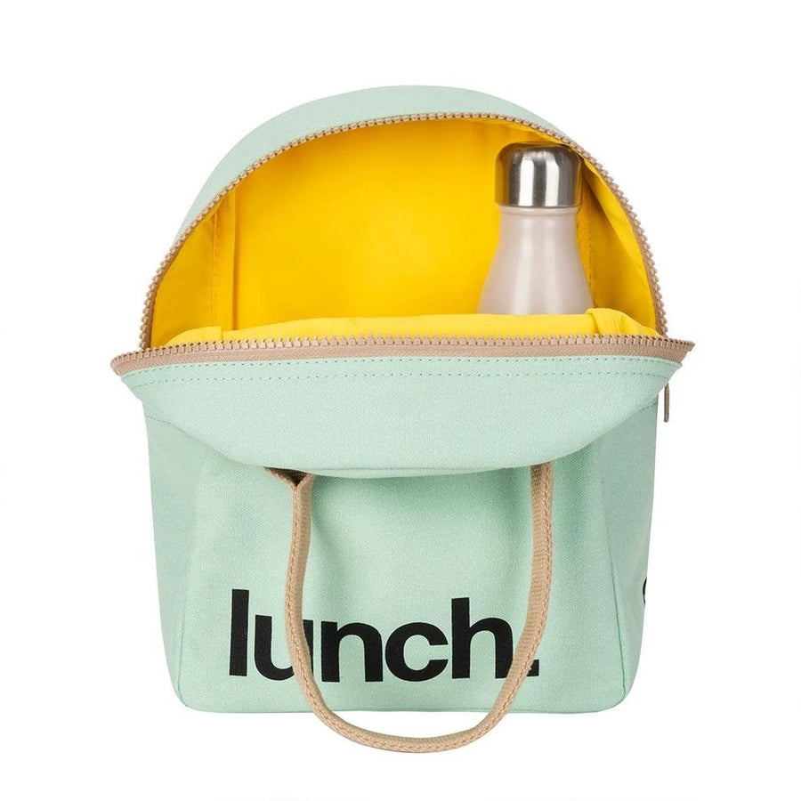 Mint Zipper Lunch Bag