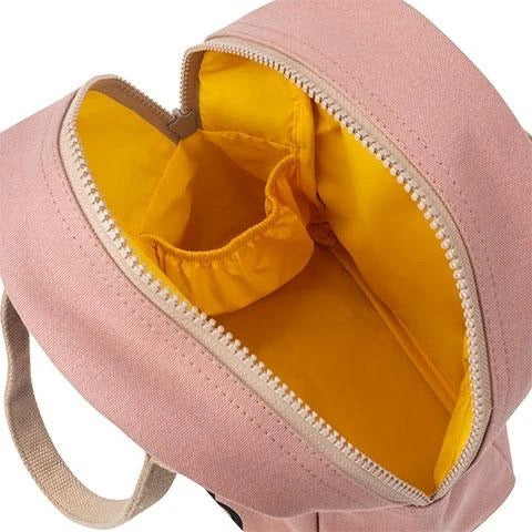 Vintage Pink Zipper Lunch Bag