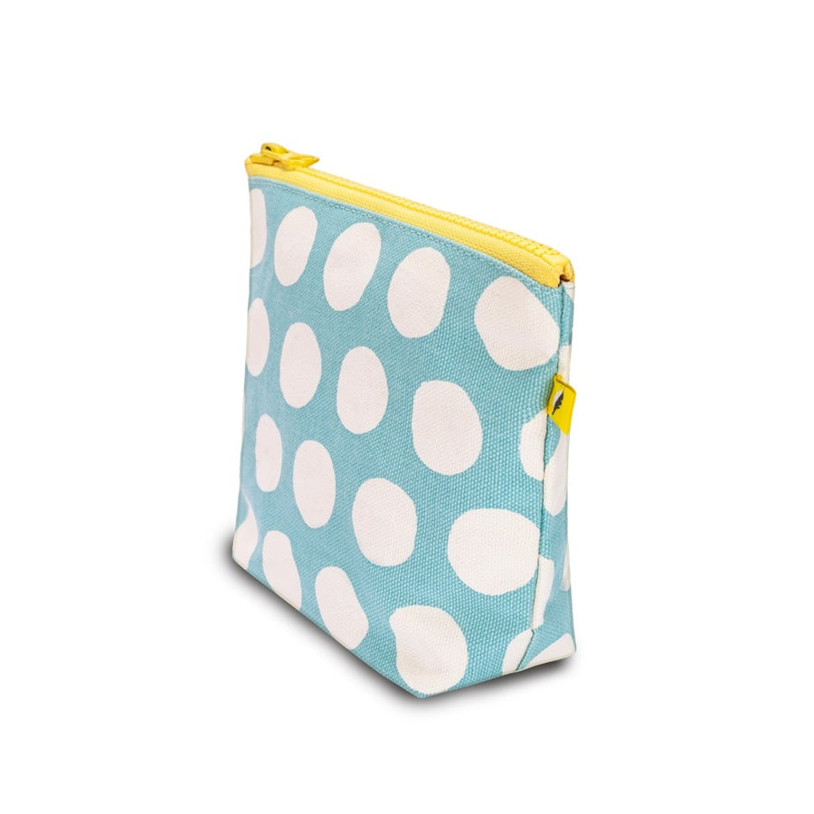 Dot Blue Tiny Zip Pouch