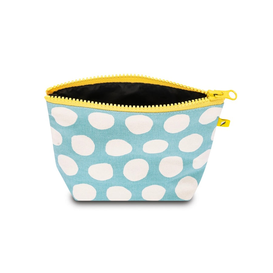 Dot Blue Tiny Zip Pouch