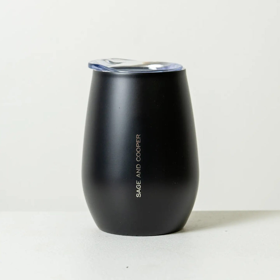 Black Calm Cup 230ml Stainless Steel Insulated Tumbler