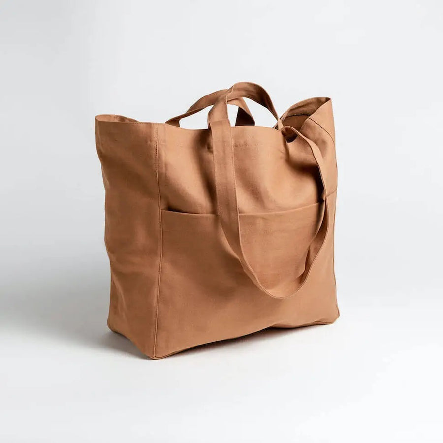 Nutmeg - Large Box Tote Bag