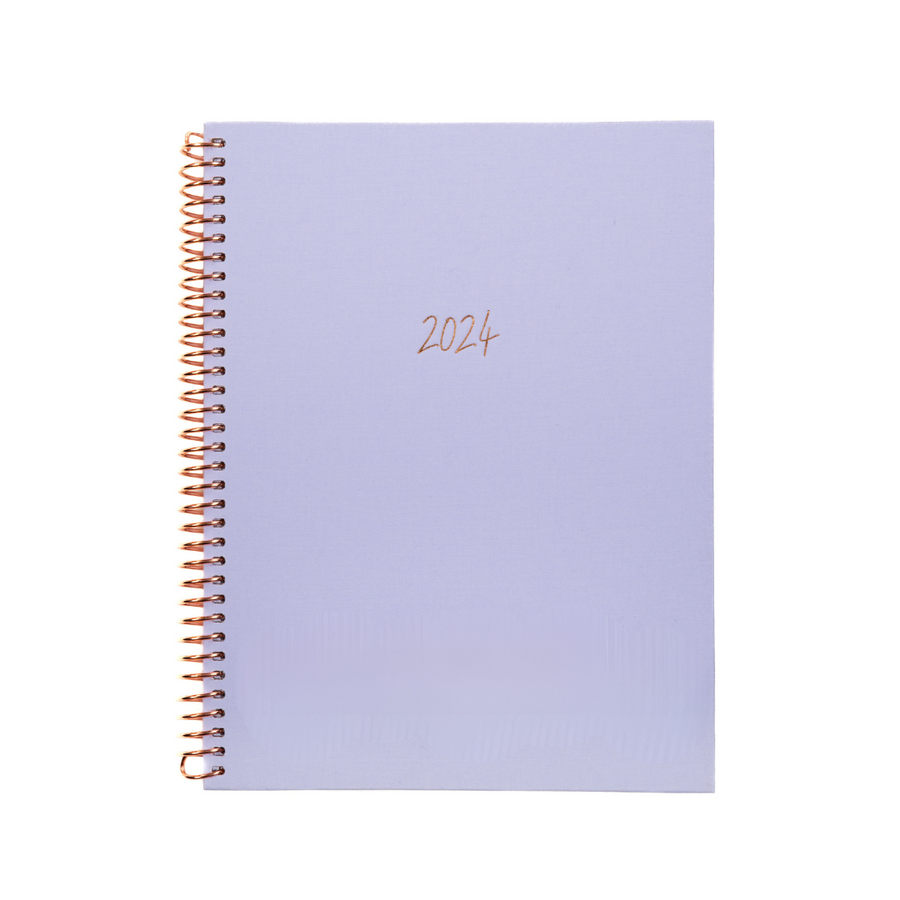 Lilac Linen - 2024 Weekly Teacher Planner-Zivia Designs
