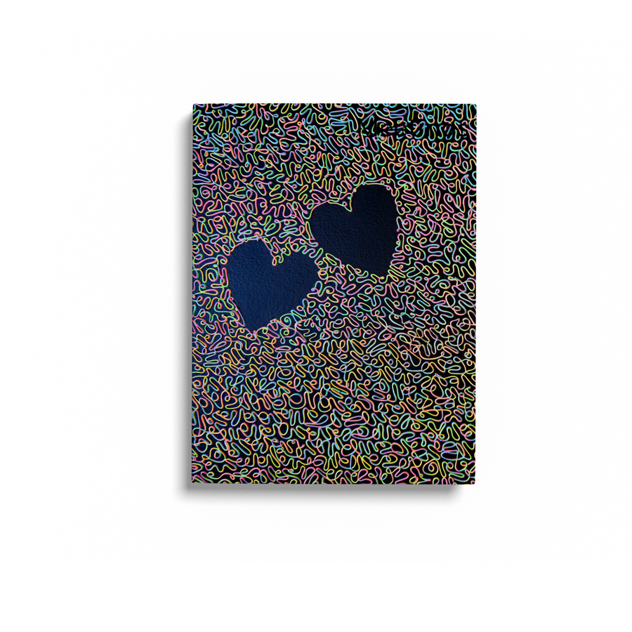 Squigg Hearts Meeting Notebook