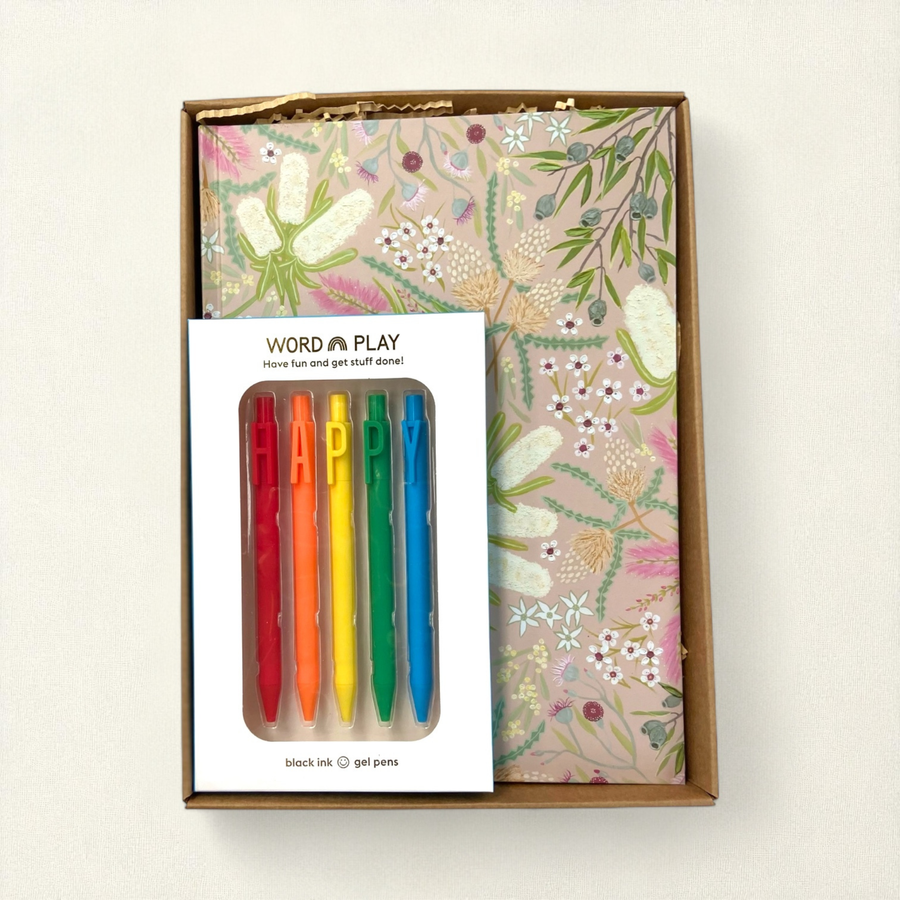 Teacher Gift Box | A4 Hardcover Notebook & Pen Set