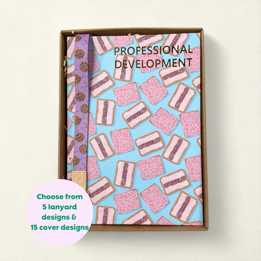 Teacher Gift Box | Professional Development Logbook & Lanyard