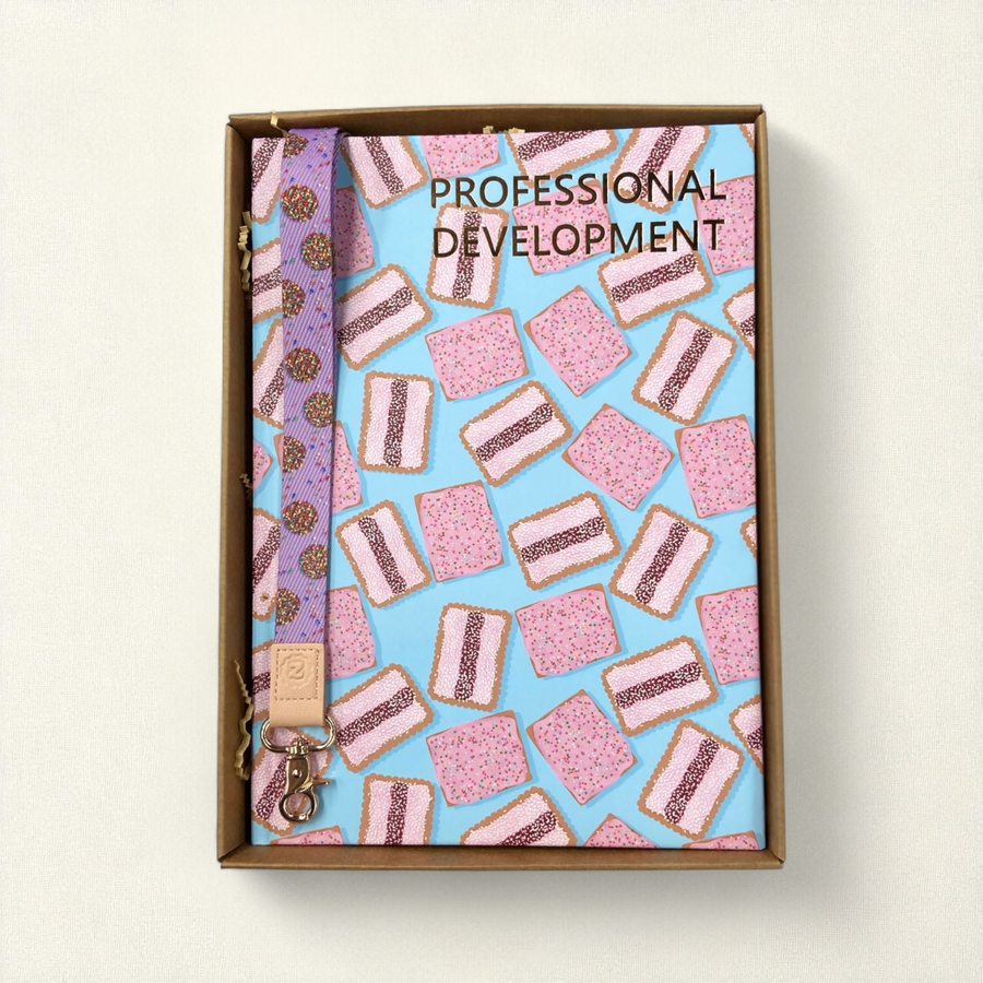 Teacher Gift Box | Professional Development Logbook & Lanyard