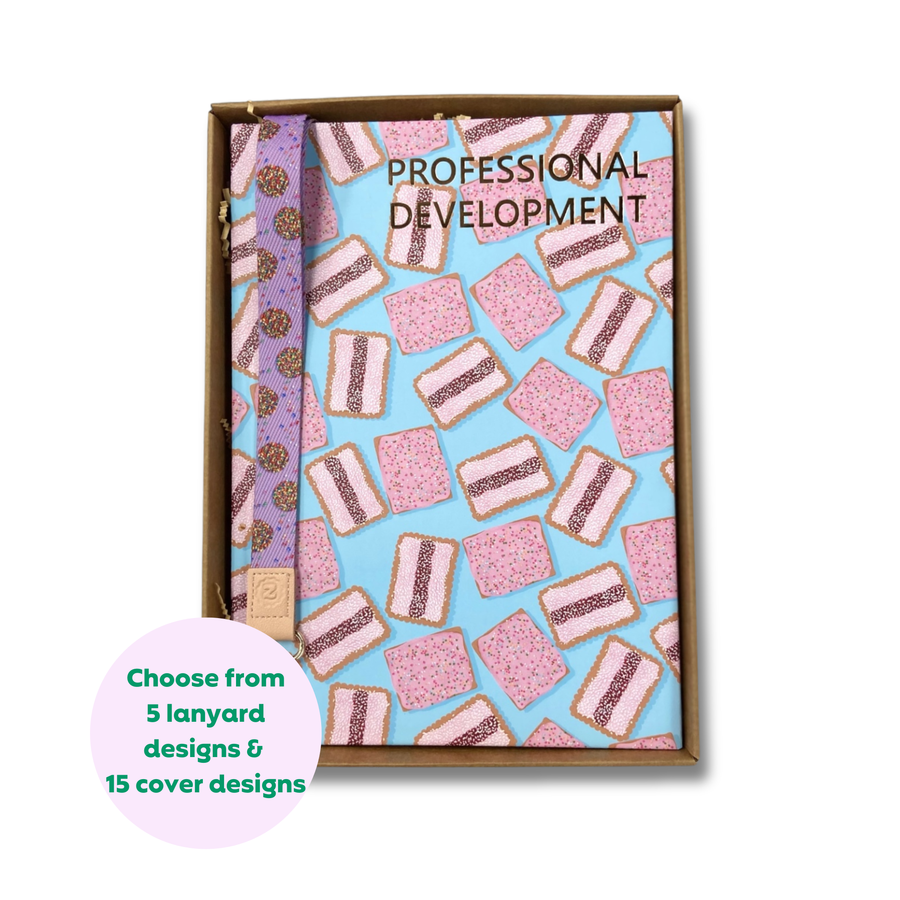 Teacher Gift Box | Professional Development Logbook & Lanyard