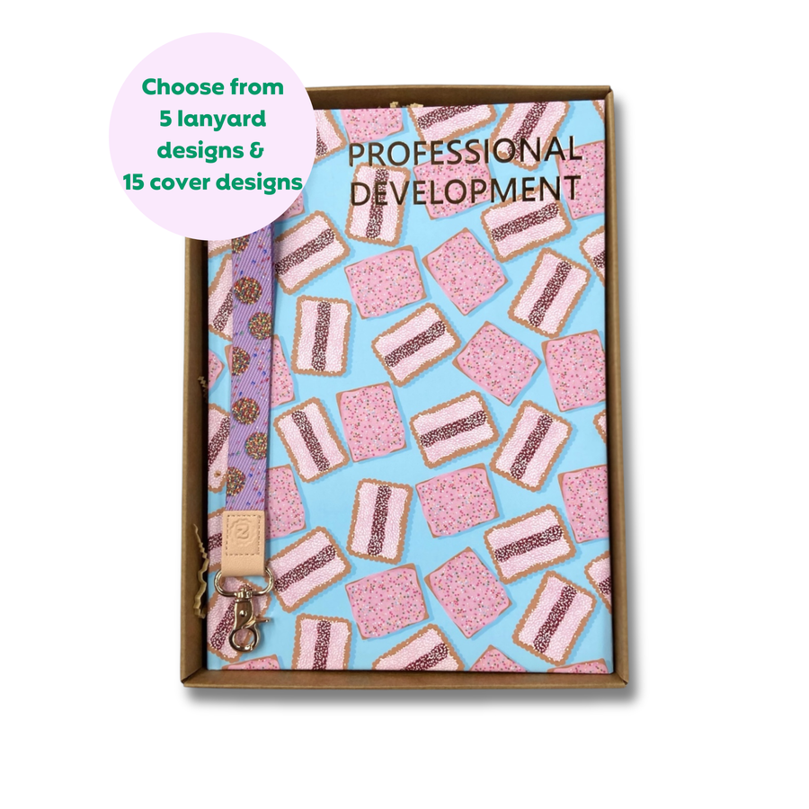 Teacher Gift Box | Professional Development Logbook & Lanyard