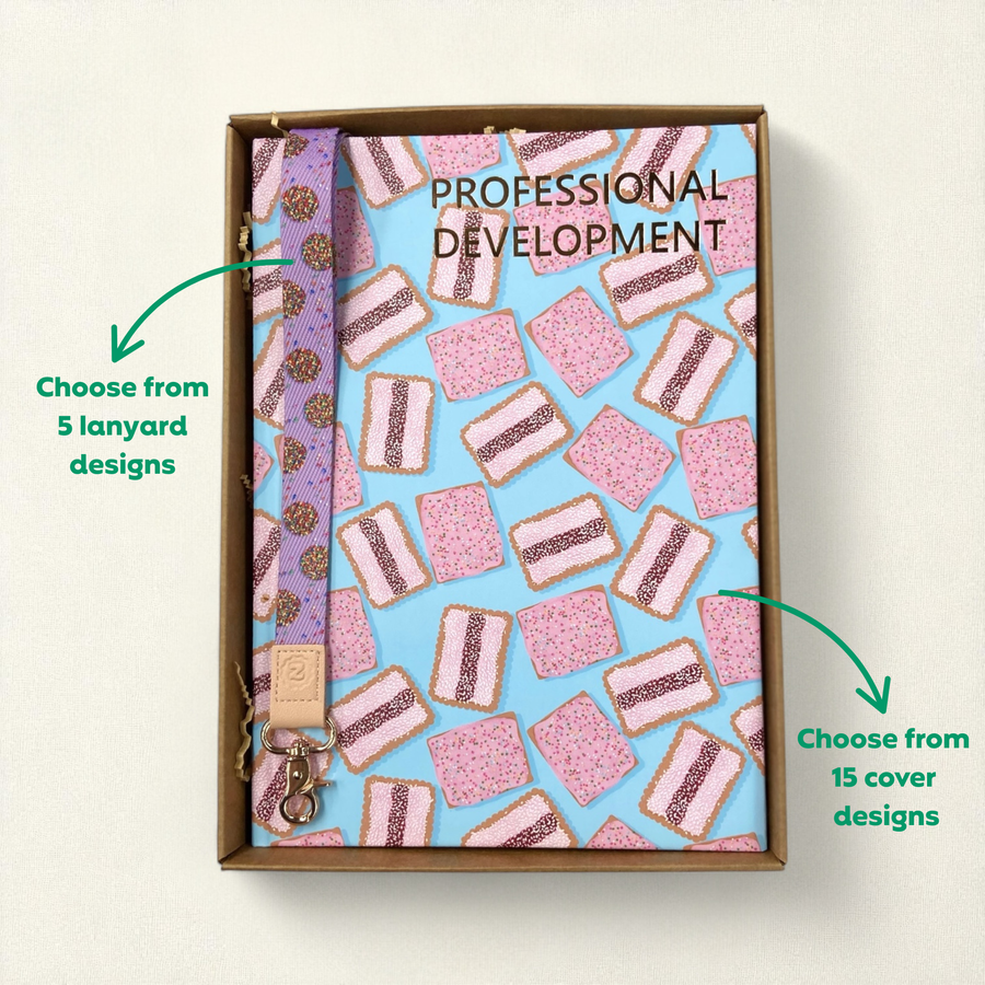 Teacher Gift Box | Professional Development Logbook & Lanyard