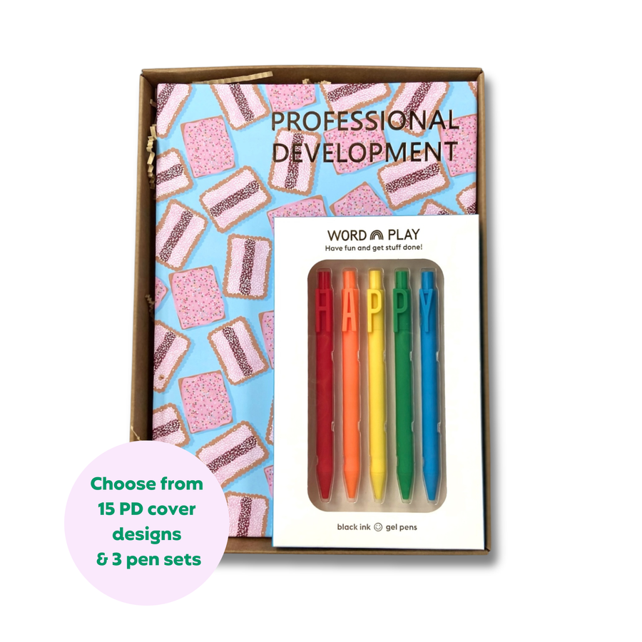 Teacher Gift Box | Professional Development Logbook & Pen Set