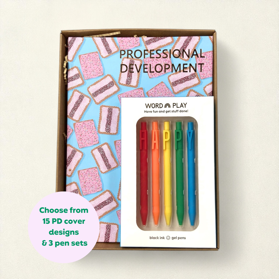 Teacher Gift Box | Professional Development Logbook & Pen Set