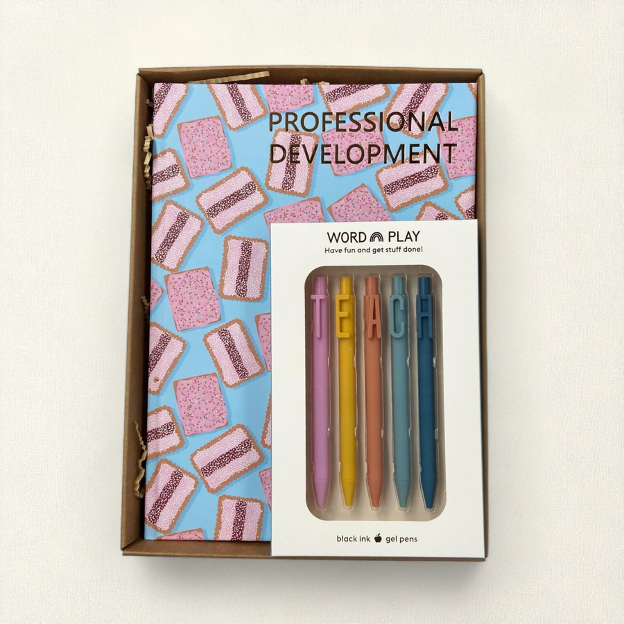 Teacher Gift Box | Professional Development Logbook & Pen Set