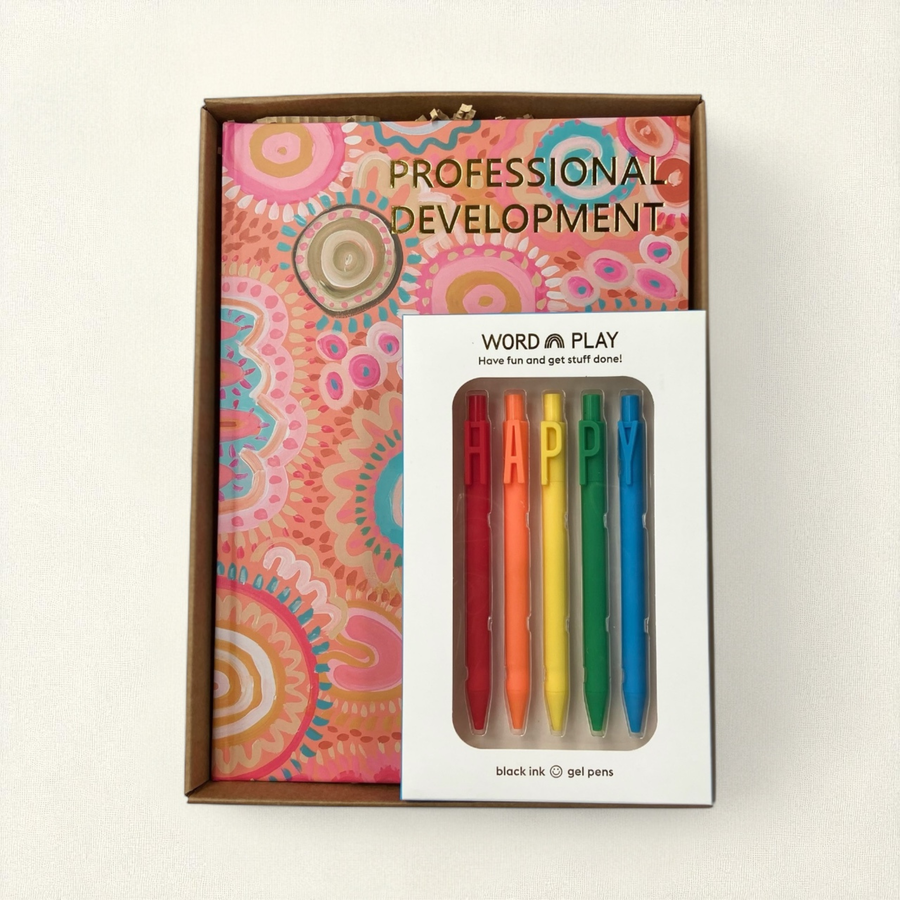 Teacher Gift Box | Professional Development Logbook & Pen Set