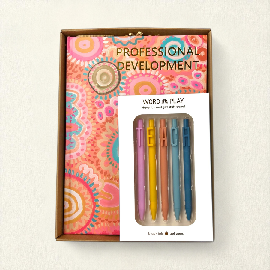 Teacher Gift Box | Professional Development Logbook & Pen Set