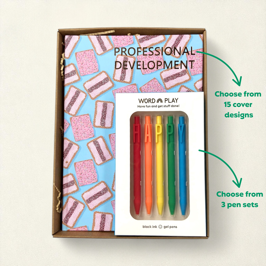 Teacher Gift Box | Professional Development Logbook & Pen Set
