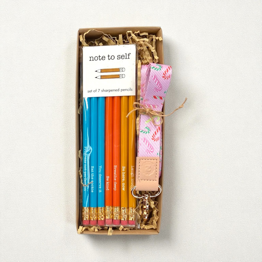 Teacher Gift Box | Pencil Set & Lanyard