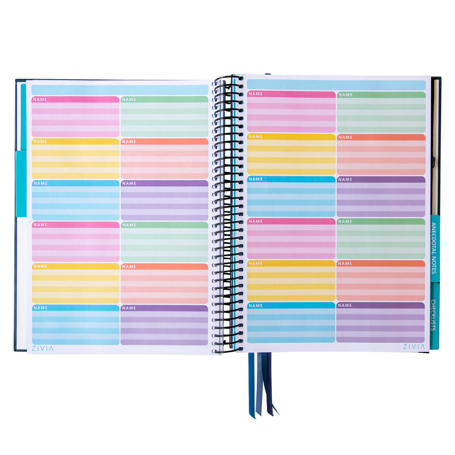 Assessment Record Keeping Book - Coil Bound-Zivia Designs